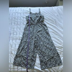 GAP Monochrome Floral Jumpsuit